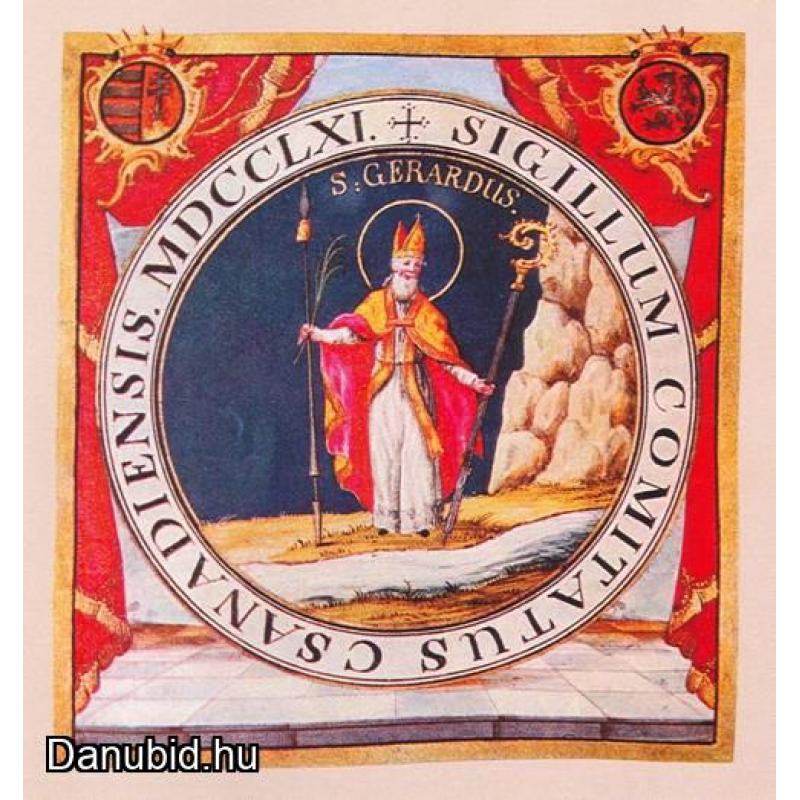 1761. - Csongrád - Csanád megye arany jelvény