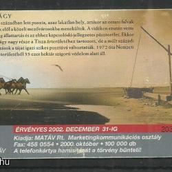 2002.- MATÁV - Magyar Telefonkártya - Hortobágy