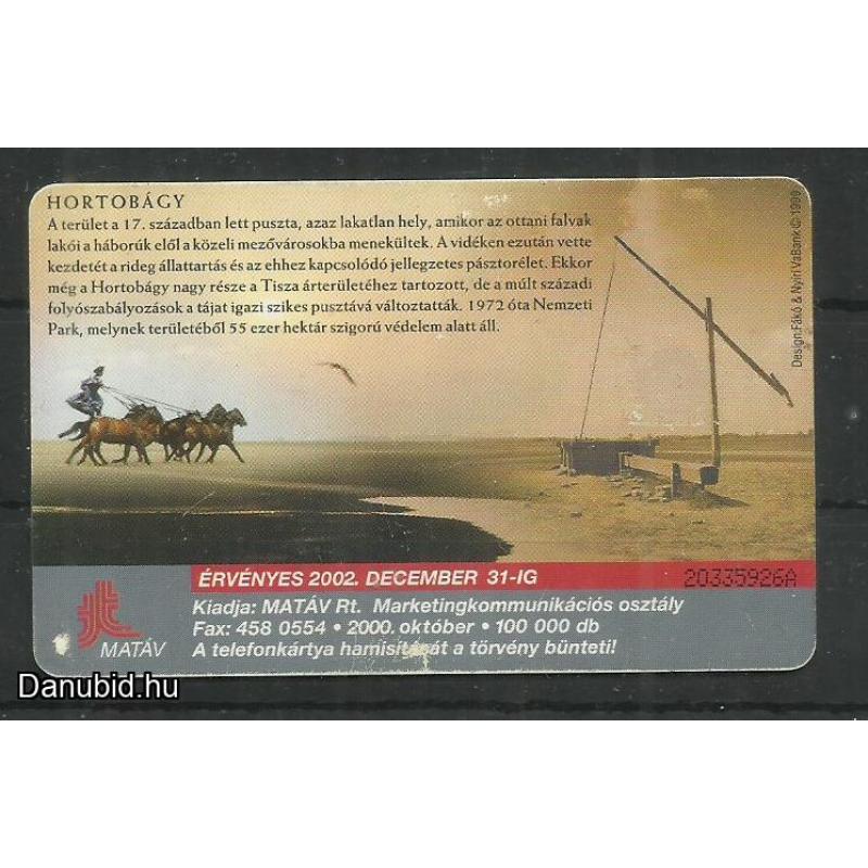 2002.- MATÁV - Magyar Telefonkártya - Hortobágy