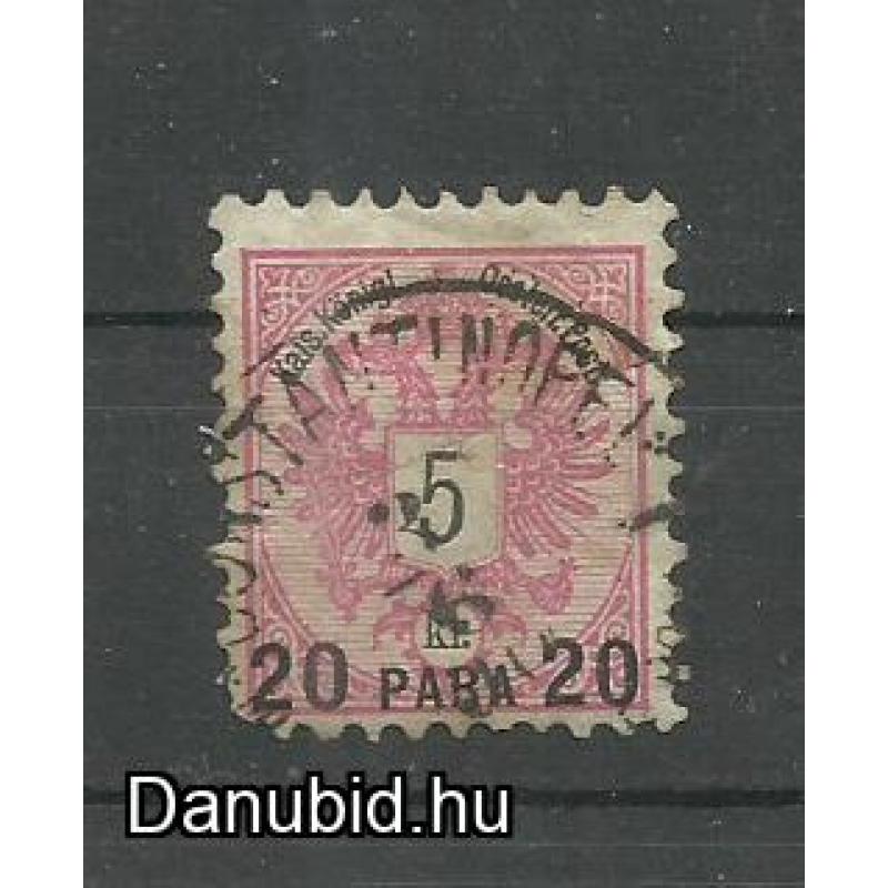 1888.- Levante - pecsételt - Ausztria - Törökország