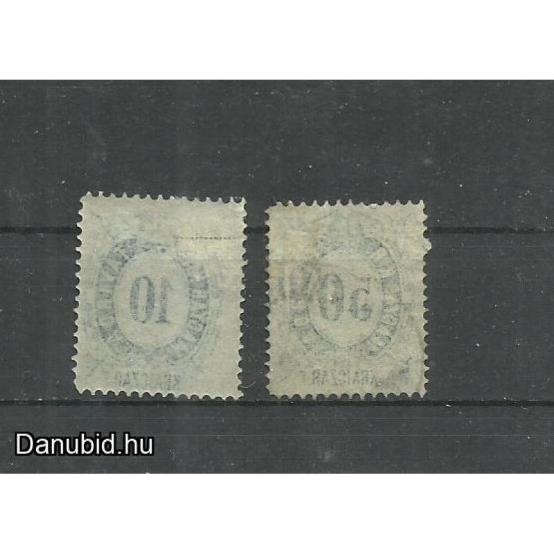 1873.- Távírda - bélyeg 2 db -10 és 50 krajczár