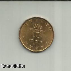 2010.- Canada - olimpia kanadai szerencsés loonie érme.