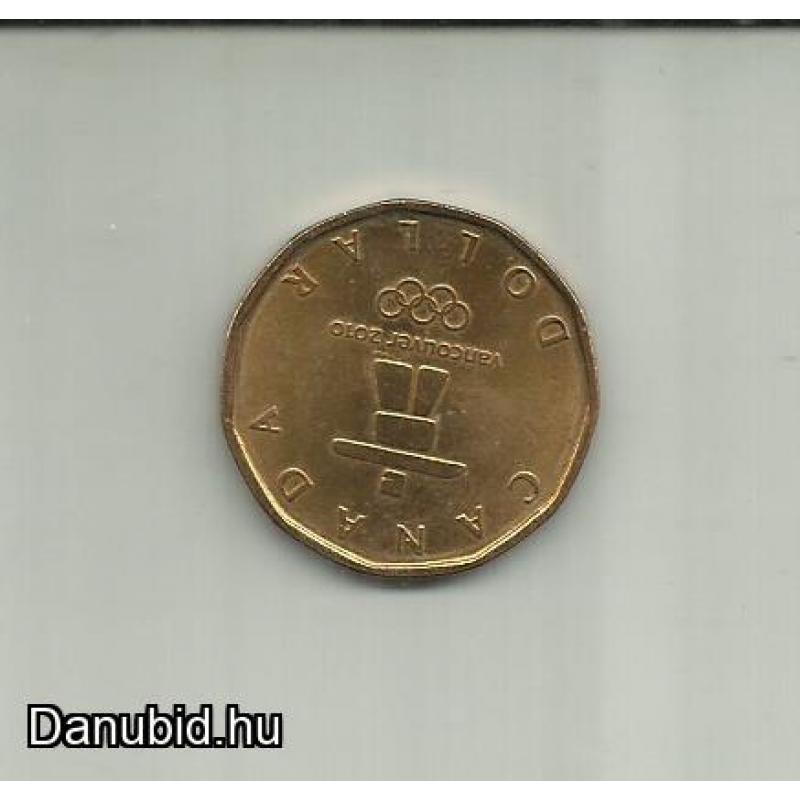 2010.- Canada - olimpia kanadai szerencsés loonie érme.