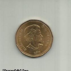 2010.- Canada - olimpia kanadai szerencsés loonie érme.