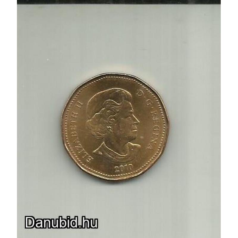 2010.- Canada - olimpia kanadai szerencsés loonie érme.