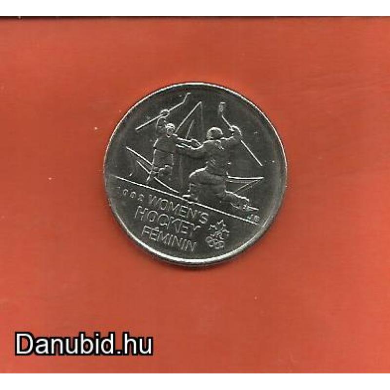 2009.- Canada - 25 cent kanadai - 2002 olimpiai női jégkorong