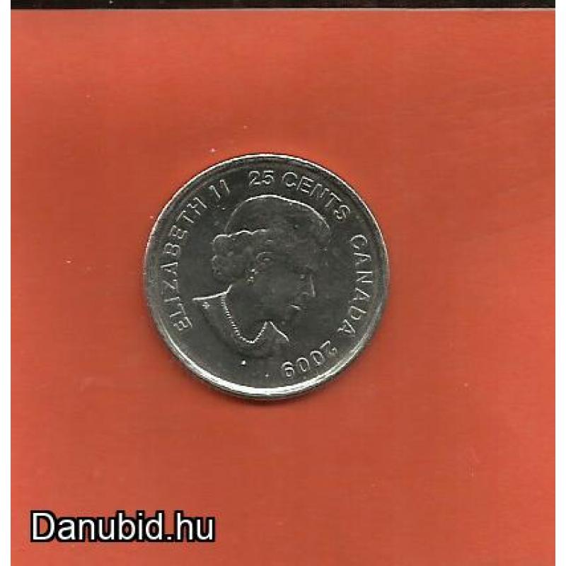 2009.- Canada - 25 cent kanadai - 2002 olimpiai női jégkorong