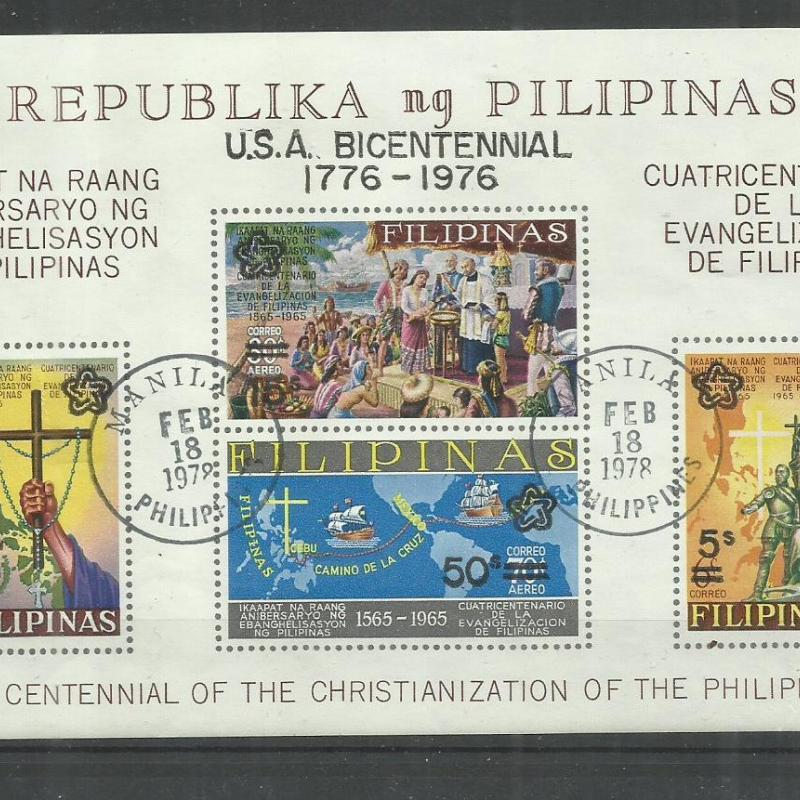 1976.- Fülöp- szigetek - MNH/** - 200 éves az U.S.A. - felülnyomott