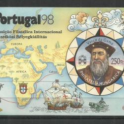 1998. - Portugália - MNH/** - Emlékív  - Portugál'98 - Lisszabon