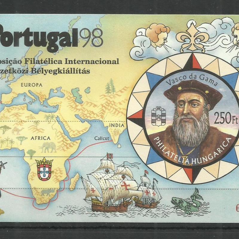 1998. - Portugália - MNH/** - Emlékív  - Portugál'98 - Lisszabon