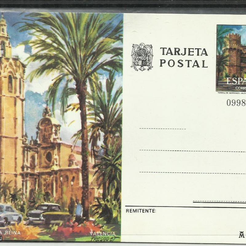 1974.- Spanyolország - képeslap - Valencia - nem futott