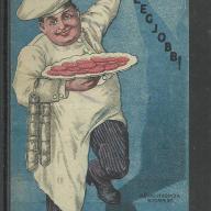 1920.- 1 db számolócédula -  Herz szalámi a legjobb