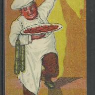 1920.- 1 db számolócédula -  Herz szalámi a legjobb - Timisoara