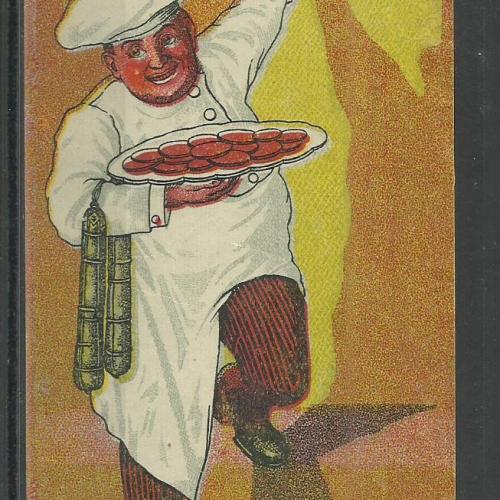 1920.- 1 db számolócédula -  Herz szalámi a legjobb - Timisoara