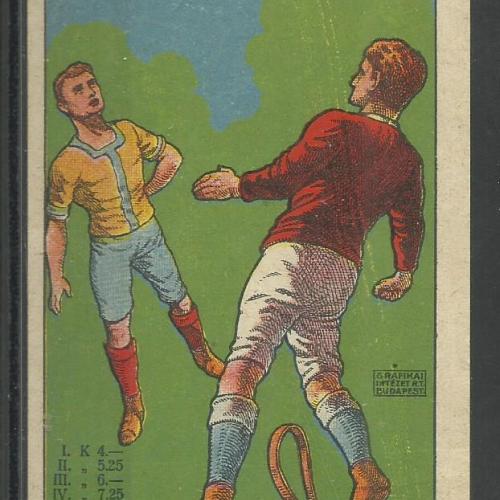 1920.-  1 db számolócédula - Árkád - Késmárky - Labda
