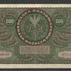 1919.- Lengyelország - 500 Marek Polskich