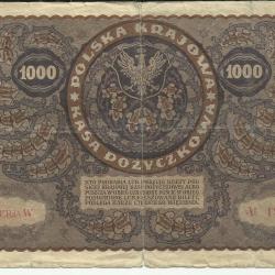 1919.- Lengyelország - 1000 Marek Polskich