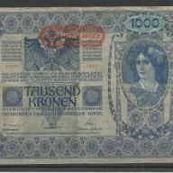 1902.- 1000 korona - Osztrák-Magyar bank - Deutschösterreich - II.kiadás