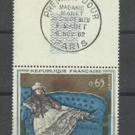 1962.- Franciaország - MNH/** - E.Monet - festmény - elsőnapi