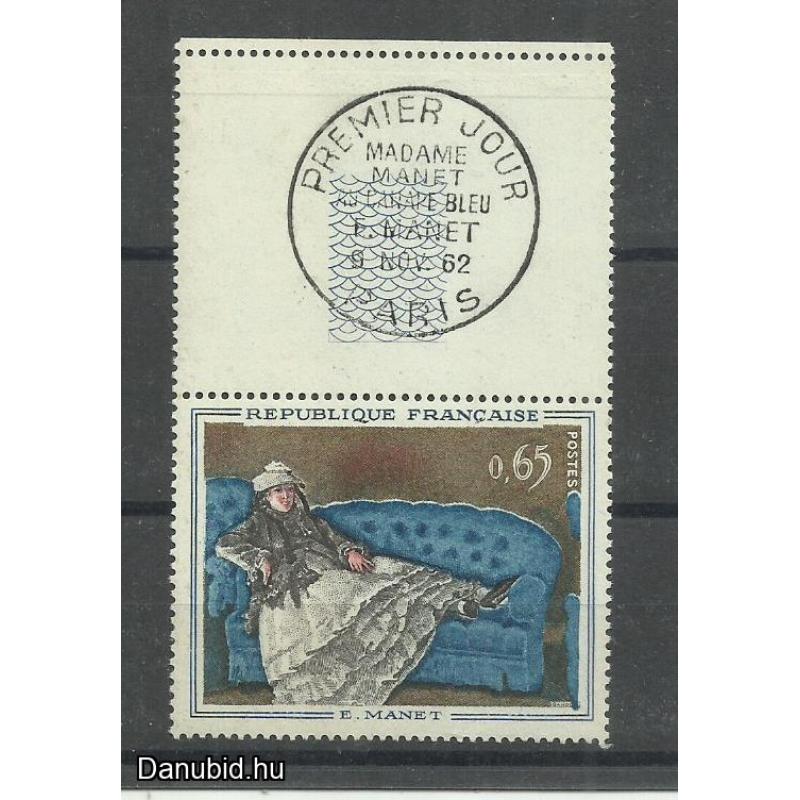 1962.- Franciaország - MNH/** - E.Monet - festmény - elsőnapi