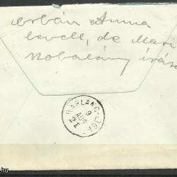 1896.- Levél - Kolozsvár - Barlang - liget - 5kr feketeszámú