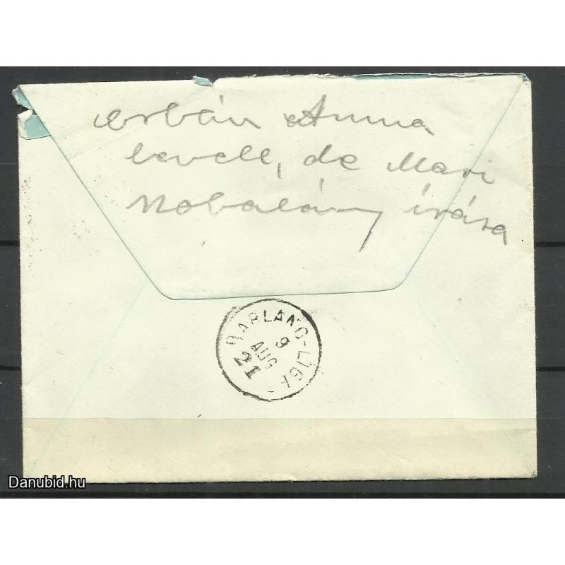 1896.- Levél - Kolozsvár - Barlang - liget - 5kr feketeszámú