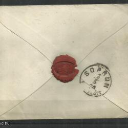 1879.- Levél - Nagy-Marton - Sopron - 5kr színes számú