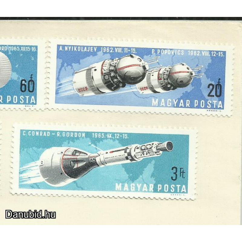 1966.- F.D.C. - nem futott - Űrpárosok