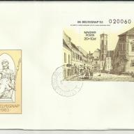 1983.- boríték -grafika - F.D.C. + blokk + sor - 56.bélyegnap -2 db