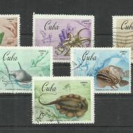 1967.- Kuba -Cuba -MNH/**- de pecsételt - Tengeri hal sor