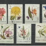 1965.- Kuba -Cuba -MNH/**- de pecsételt - Földrészek virágai sor