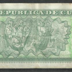 2011.- Kuba - 5 pezó papírpénz - használt