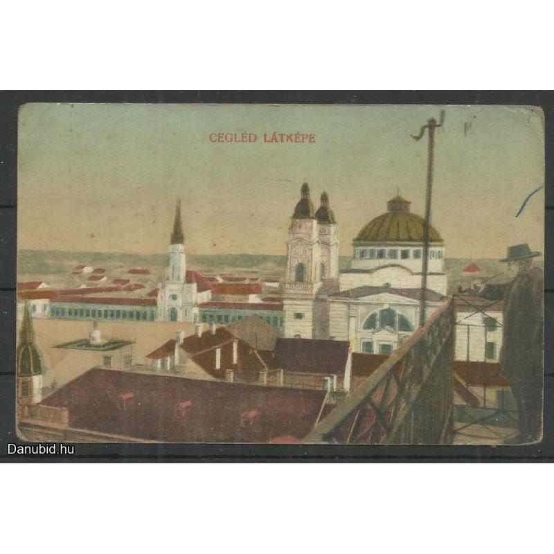 1922.- Cegléd - Látkép  - képeslap