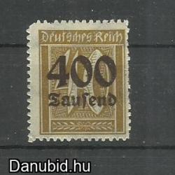 1923 .- Deutsches Reich - 400 000 márka/40 - felülnyomott