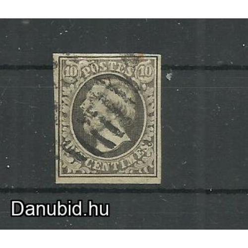 1852.- Luxemburg - pecsételt - III.Vilmos - 10 Centmes