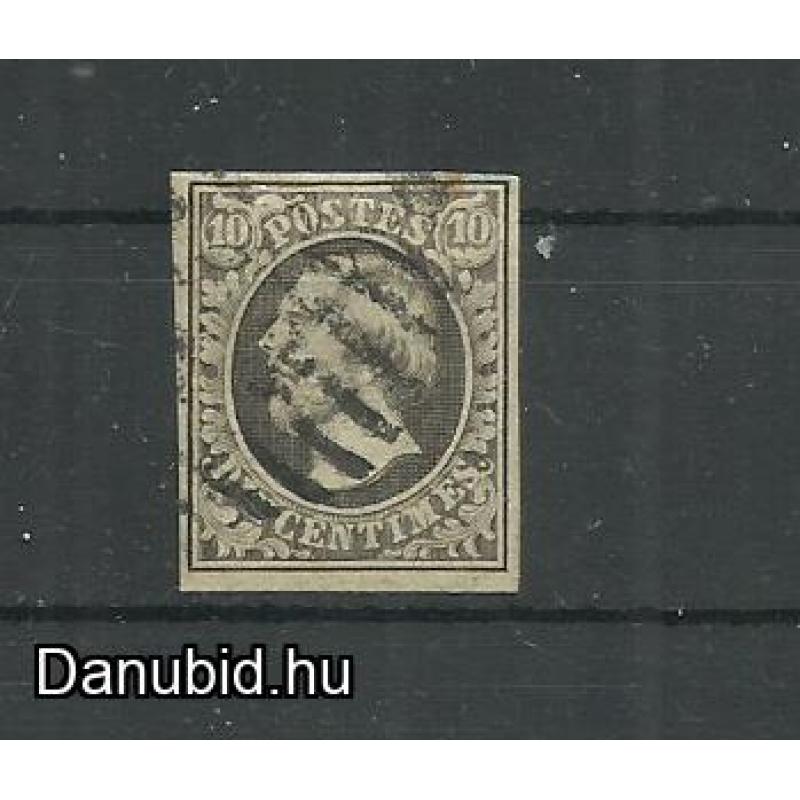 1852.- Luxemburg - pecsételt - III.Vilmos - 10 Centmes
