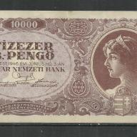 1946.- Tízezer B.- pengő - 1 x hajtott - 10 000