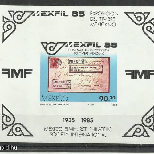 1960.- Mexico - blokk - MNH/** - MEXFIL'85