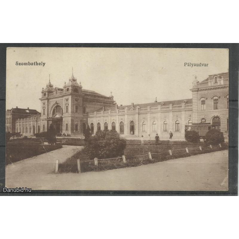 1918.- Szombathely - pályaudvar - képeslap