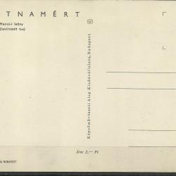 1966.- Hannoi-i lány / -Vietnám - lavírozott tus / Hincz Gyula