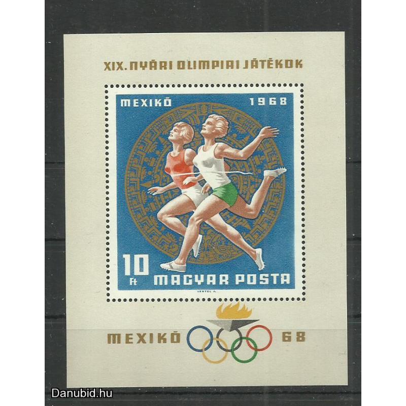 1968.- Mexico - blokk - Nyári Olimpia - MNH/**