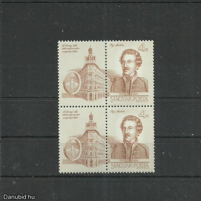 1986.- Fáy András - MNH/** - dupla