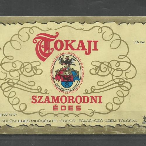 Tokaji-boros-címke-Szomorodni édes