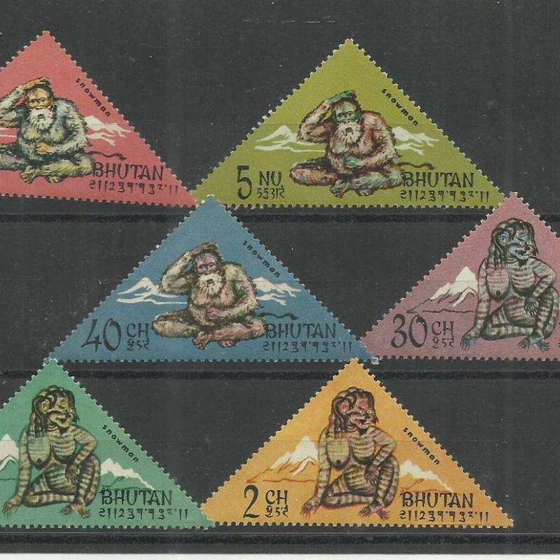 1966.- Bhután - MNH/** - Jeti,nagylábú - bigfoot