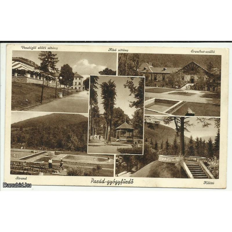 1939.- Parád -gyógyfürdő - látkép - képeslap