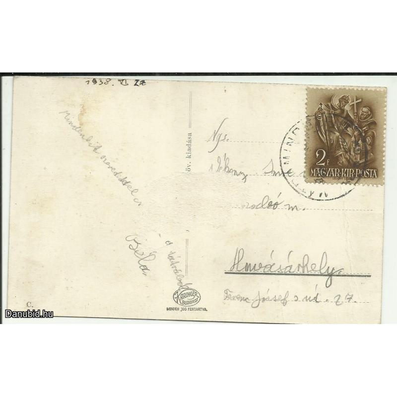 1938.-Dorogháza- látkép - képeslap