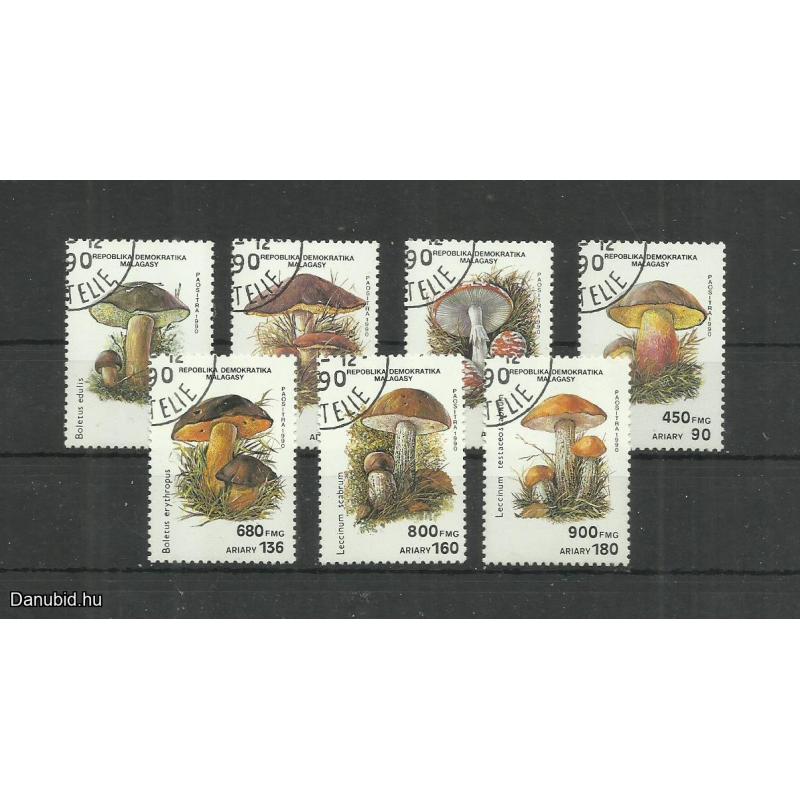 1990.- Madagaszkár - Gomba sor - MNH/** - pecsételt - Malagasy
