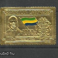 1968.- Gabon - MNH/** - arany bélyeg - Léon Mba