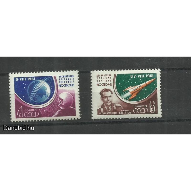 1961.- CCCP -MNH/** - a második emberes űrrepülés  – Szovjetunió