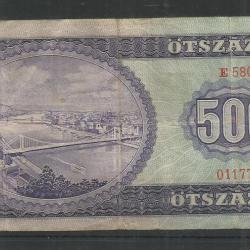 1969.- 500 forint - H sorozat - használt